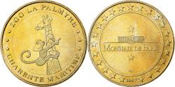 World Coins - France, Token, 17/ Zoo de la Palmyre - Girafe, 2007, Copper-nickel Aluminium