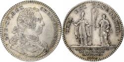 World Coins - France, Token, Louis XV, Paroisse de Saint-Germain-l'Auxerrois, 1734, Silver