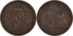 World Coins - Coin, Belgium, Leopold II, 2 Centimes, 1909, , Copper, KM:35.1