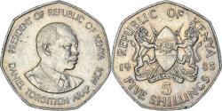 World Coins - Coin, Kenya, 5 Shillings, 1985