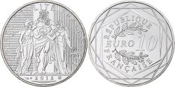 World Coins - France, 10 Euro, Hercule, 2012, MDP, Silver, , KM:2073