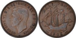 World Coins - Coin, Great Britain, George VI, 1/2 Penny, 1946, , Bronze, KM:844