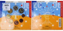 World Coins - France, 1 Cent to 2 Euro, euro set, 2006, Monnaie de Paris, BU,