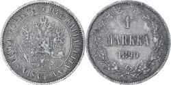 World Coins - Coin, Finland, Alexander III, Markka, 1890, Helsinki, , Silver, KM:3.2