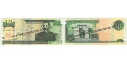 World Coins - Banknote, Dominican Republic, 10 Pesos Oro, 2001, 2001, Specimen, KM:165s2