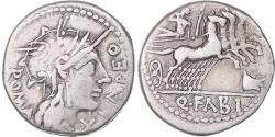 Ancient Coins - Coin, Fabia, Denarius, 124 BC, Rome, , Silver, Crawford:273/1
