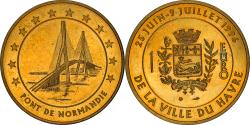 World Coins - France, Euro, Le Havre - Pont de Normandie, 1996, Euro des villes,
