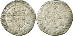 World Coins - Coin, France, Douzain aux croissants, 1555, Lyons, , Billon