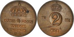 World Coins - Coin, Sweden, Gustaf VI, 2 Öre, 1957, , Bronze, KM:821