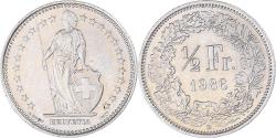World Coins - Coin, Switzerland, 1/2 Franc, 1986