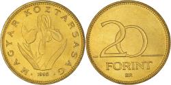 World Coins - Coin, Hungary, 20 Forint, 1995, Budapest, , Nickel-brass, KM:696
