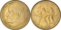 World Coins - Coin, VATICAN CITY, John Paul II, 200 Lire, 1981, , Aluminum-Bronze