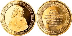 World Coins - France, Medal, Blaise Pascale, Les Pensées, History, , Vermeil