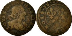 World Coins - Coin, France, Double Tournois, 1638, , Copper, Gadoury:11