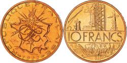 World Coins - Coin, France, Mathieu, 10 Francs, 1982, Paris, FDC, tranche A,