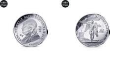 World Coins - France, Benjamin Franklin, 20 Euro, 1 Oz, 2025, Monnaie de Paris, Silver