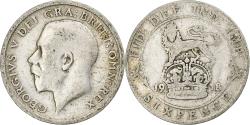 World Coins - United Kingdom, George V, 6 Pence, 1918, London, Silver, , KM:815