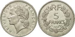 World Coins - Coin, France, Lavrillier, 5 Francs, 1937, Paris, , Nickel, KM:888