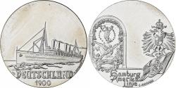World Coins - France, Medal, Les Grands Transatlantiques, Deutschland, Copper-nickel