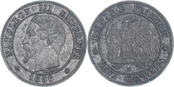 World Coins - Coin, France, Napoleon III, Napoléon III, 2 Centimes, 1856, Strasbourg