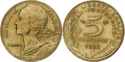World Coins - France, 5 Centimes, Marianne, 1995, Pessac, Aluminum-Bronze,
