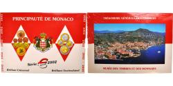 World Coins - Monaco, Set 1c. - 2€, BU, 2002, MDP,