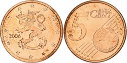 World Coins - Finland, 5 Euro Cent, 2006, Vantaa, Copper Plated Steel, , KM:100