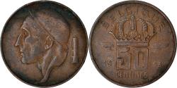 World Coins - Coin, Belgium, 50 Centimes, 1953, , Bronze, KM:144