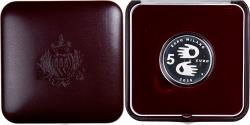 World Coins - San Marino, 5 Euro, Expo Milano, Proof, 2015, Rome, Silver,