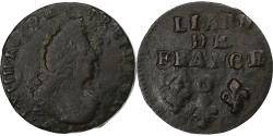 World Coins - France, Louis XIV, Liard, Riom, Copper, , Gadoury:81