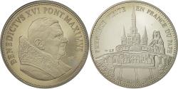 World Coins - France, Medal, Première Visite du Pape Benoit XVI en France, Lourdes, 2008