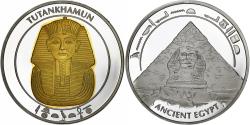 World Coins - France, Medal, L'Egypte Ancienne, Toutankhamon, Copper Plated Silver,