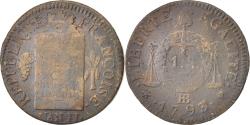 World Coins - Coin, France, Sol aux balances françoise, Sol, 1793, Strasbourg,