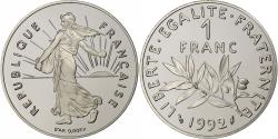 World Coins - France, Franc, Semeuse, 1992, Paris, BE, Nickel, , Gadoury:474b