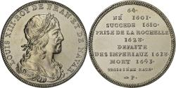 World Coins - France, Medal, Les rois de France, Louis XIII, Copper-nickel,