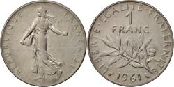 World Coins - Coin, France, Semeuse, Franc, 1961, Paris, , Nickel, KM:925.1