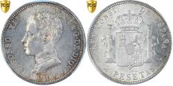 World Coins - Coin, Spain, Alfonso XIII, 2 Pesetas, 1905, Madrid, PCGS, MS63, , Silver