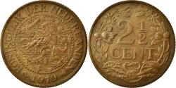 World Coins - Coin, Netherlands, Wilhelmina I, 2-1/2 Cent, 1919, , Bronze, KM:150