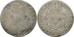 World Coins - Coin, France, Louis XV, 1/2 Écu aux branches d'olivier, 1/2 ECU, 44 Sols, 1730