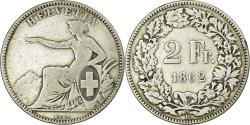 World Coins - Coin, Switzerland, 2 Francs, 1862, Bern, , Silver, KM:10a