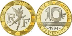 World Coins - Coin, France, Génie, 10 Francs, 1994, Paris, Proof, , Aluminum-Bronze