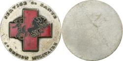 World Coins - France, Medal, Direction du Service de Santé, 4ème Région Militaire, Silvered