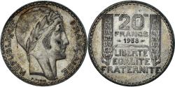 World Coins - Coin, France, Turin, 20 Francs, 1938, Paris, , Silver, KM:879