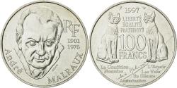 World Coins - Coin, France, André Malraux, 100 Francs, 1997, , Silver, KM:1188