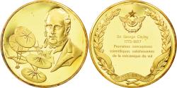 World Coins - France, Medal, L'Histoire de la Conquête de l'Air, Sir George Cayley, Aviation