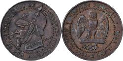 World Coins - France, Satirical token, Napoléon III, Satirique, Bataille de Sedan, 1870-1871