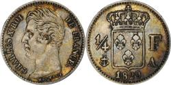 World Coins - Coin, France, Charles X, 1/4 Franc, 1829, Paris, , Silver, KM:722.1