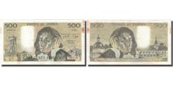 World Coins - France, 500 Francs, Pascal, 1978-10-05, VF(30-35), Fayette:71.18, KM:156d