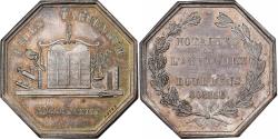 World Coins - France, Token, Notaires de l'Arrondissement de Doullens, Somme, 1833, Silver