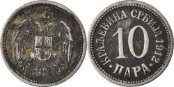 World Coins - Coin, Serbia, Milan I, 10 Para, 1912, , Copper-nickel, KM:19